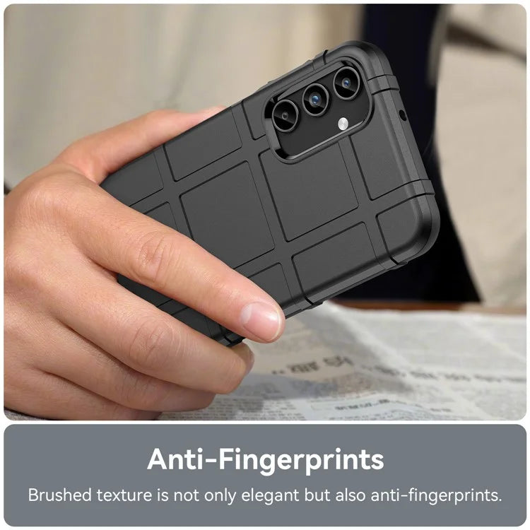 For Samsung Galaxy A15 5G Case Square Grid Texture TPU Shell Phone Cover