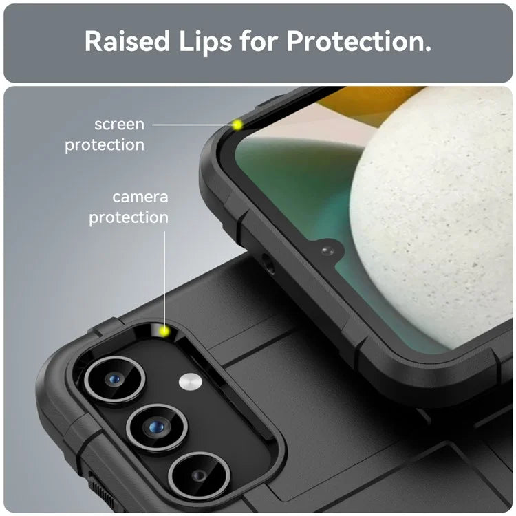For Samsung Galaxy A15 5G Case Square Grid Texture TPU Shell Phone Cover