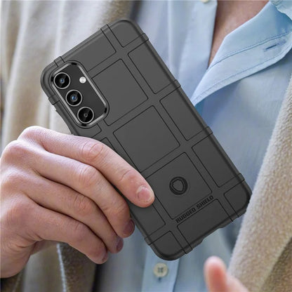 For Samsung Galaxy A15 5G Case Square Grid Texture TPU Shell Phone Cover