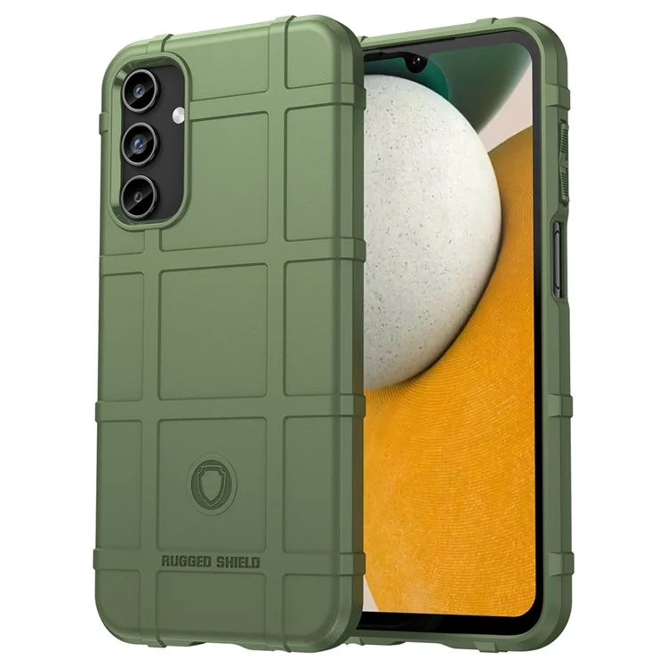 For Samsung Galaxy A15 5G Case Square Grid Texture TPU Shell Phone Cover