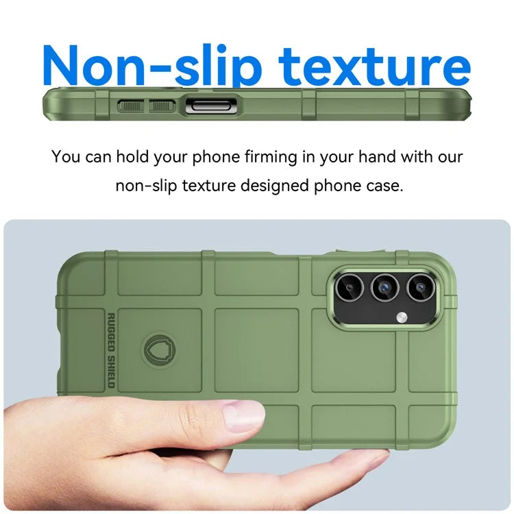For Samsung Galaxy A15 5G Case Square Grid Texture TPU Shell Phone Cover
