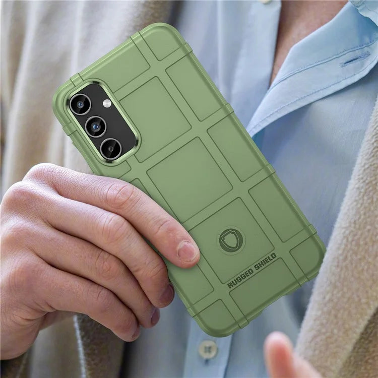 For Samsung Galaxy A15 5G Case Square Grid Texture TPU Shell Phone Cover