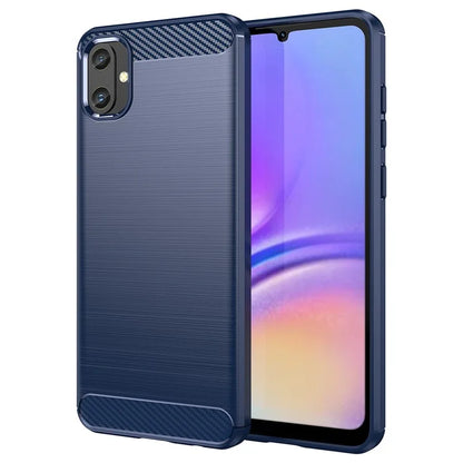 For Samsung Galaxy A05 4G Case Anti-Scratch Cover TPU Carbon Fiber Texture Phone Shell