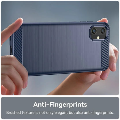 For Samsung Galaxy A05 4G Case Anti-Scratch Cover TPU Carbon Fiber Texture Phone Shell