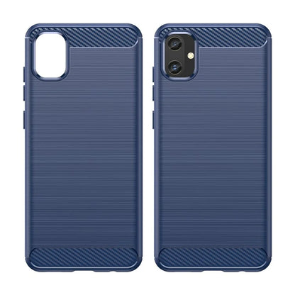 For Samsung Galaxy A05 4G Case Anti-Scratch Cover TPU Carbon Fiber Texture Phone Shell