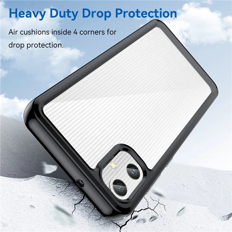 For Samsung Galaxy A05 4G Case Anti-scratch TPU + Acrylic Phone Cover