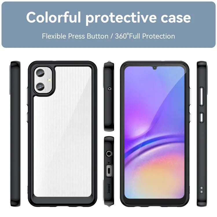 For Samsung Galaxy A05 4G Case Anti-scratch TPU + Acrylic Phone Cover