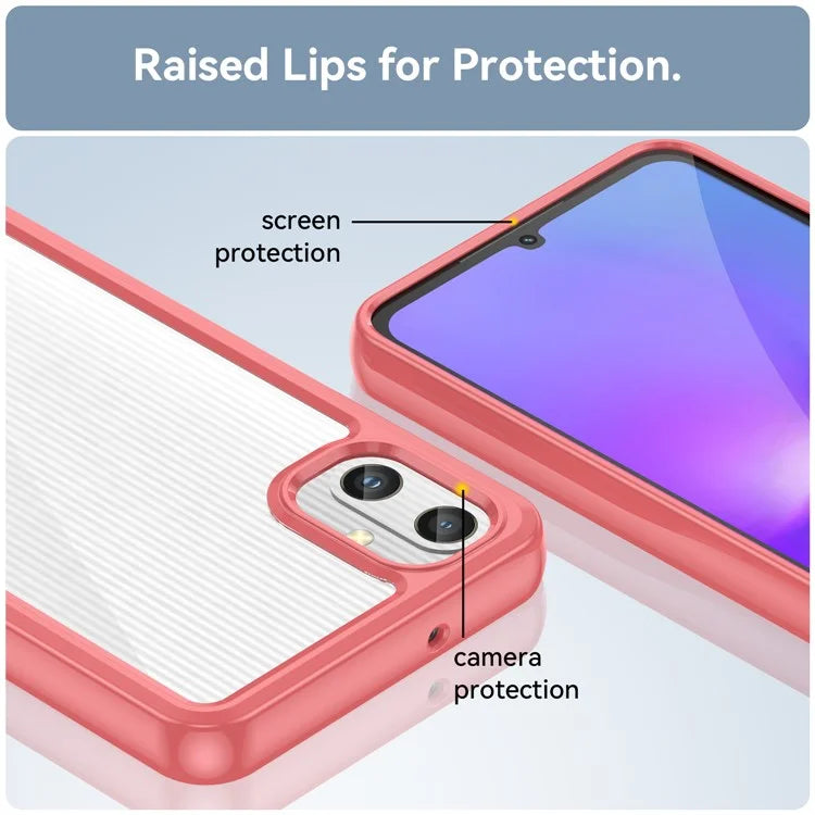 For Samsung Galaxy A05 4G Case Anti-scratch TPU + Acrylic Phone Cover