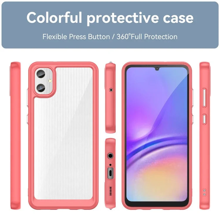For Samsung Galaxy A05 4G Case Anti-scratch TPU + Acrylic Phone Cover