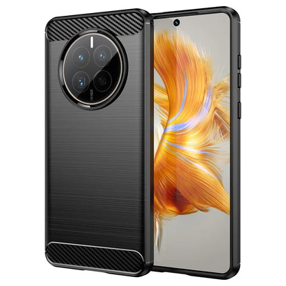 For Huawei Mate 50E 4G / Mate 50 4G Case Slim-Fit Cell Phone Cover TPU Carbon Fiber Texture Shell