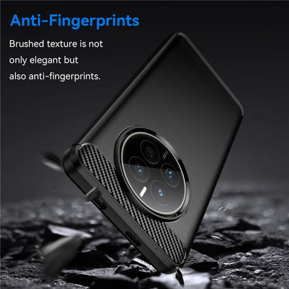 For Huawei Mate 50E 4G / Mate 50 4G Case Slim-Fit Cell Phone Cover TPU Carbon Fiber Texture Shell