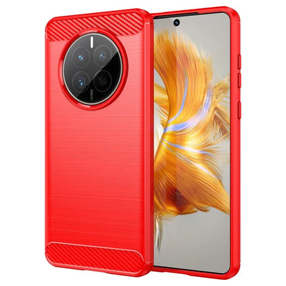 For Huawei Mate 50E 4G / Mate 50 4G Case Slim-Fit Cell Phone Cover TPU Carbon Fiber Texture Shell