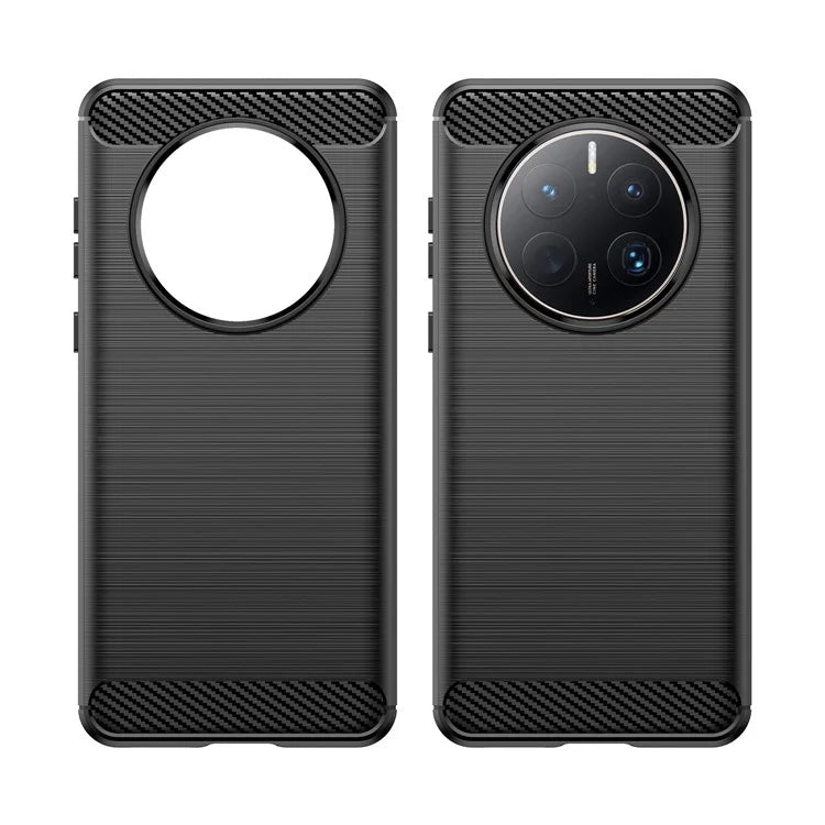 For Huawei Mate 50 Pro 4G Case Anti-Scratch TPU Phone Shell Carbon Fiber Texture Phone Protector