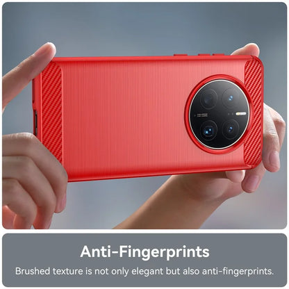 For Huawei Mate 50 Pro 4G Case Anti-Scratch TPU Phone Shell Carbon Fiber Texture Phone Protector