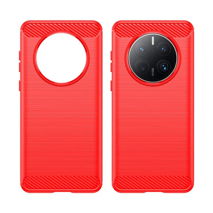 For Huawei Mate 50 Pro 4G Case Anti-Scratch TPU Phone Shell Carbon Fiber Texture Phone Protector