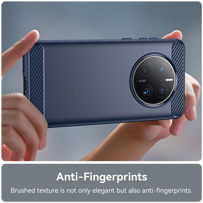 For Huawei Mate 50 Pro 4G Case Anti-Scratch TPU Phone Shell Carbon Fiber Texture Phone Protector