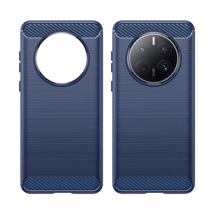 For Huawei Mate 50 Pro 4G Case Anti-Scratch TPU Phone Shell Carbon Fiber Texture Phone Protector