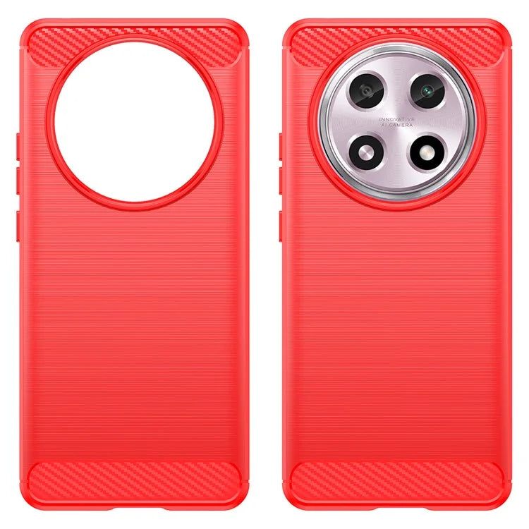 For Oppo A2 Pro 5G Case Shockproof TPU Shell Carbon Fiber Texture Cell Phone Cover