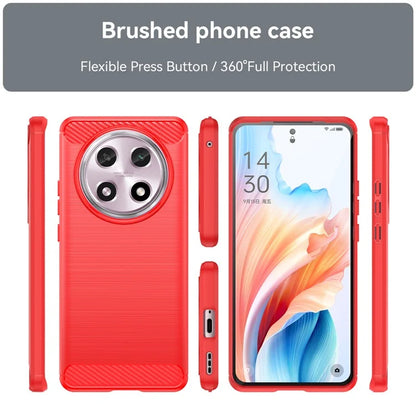 For Oppo A2 Pro 5G Case Shockproof TPU Shell Carbon Fiber Texture Cell Phone Cover