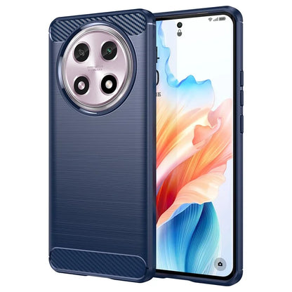 For Oppo A2 Pro 5G Case Shockproof TPU Shell Carbon Fiber Texture Cell Phone Cover