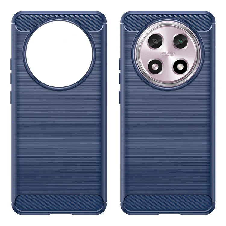 For Oppo A2 Pro 5G Case Shockproof TPU Shell Carbon Fiber Texture Cell Phone Cover