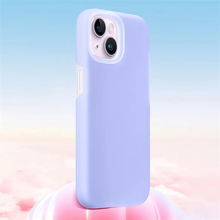 XUNDD Jelly Series For iPhone 14 Case Liquid Silicone+PC Microfiber Lining Phone Cover