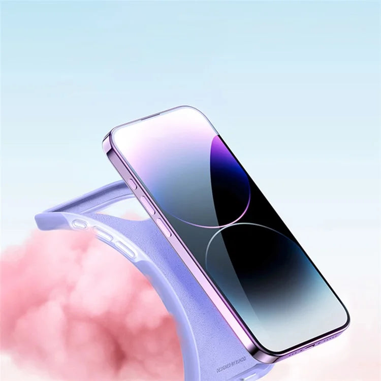 XUNDD Jelly Series For iPhone 14 Case Liquid Silicone+PC Microfiber Lining Phone Cover