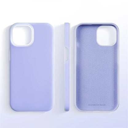 XUNDD Jelly Series For iPhone 14 Case Liquid Silicone+PC Microfiber Lining Phone Cover