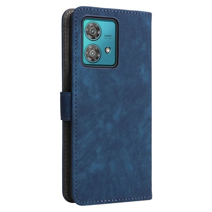 For Motorola Edge 40 Neo 5G Case PU Leather RFID Blocking Phone Cover with Strap
