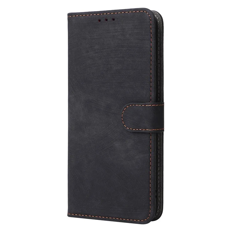 For Oppo A18 4G / A38 4G Leather Case RFID Blocking Wallet Phone Cover with Strap
