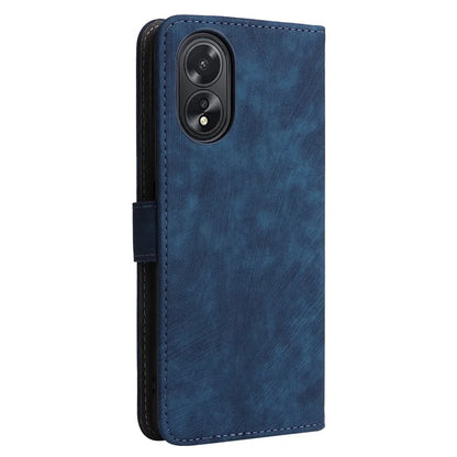 For Oppo A18 4G / A38 4G Leather Case RFID Blocking Wallet Phone Cover with Strap