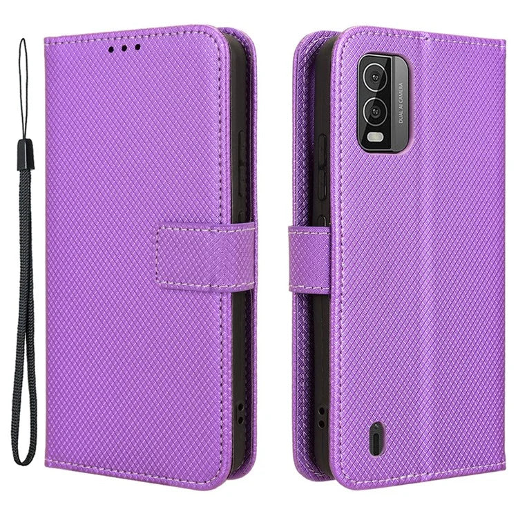 For Nokia C210 Case Full Protection PU Leather Phone Wallet Cover