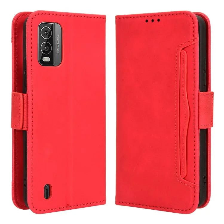 For Nokia C210 Case Multiple Card Slots PU Leather Wallet Phone Cover