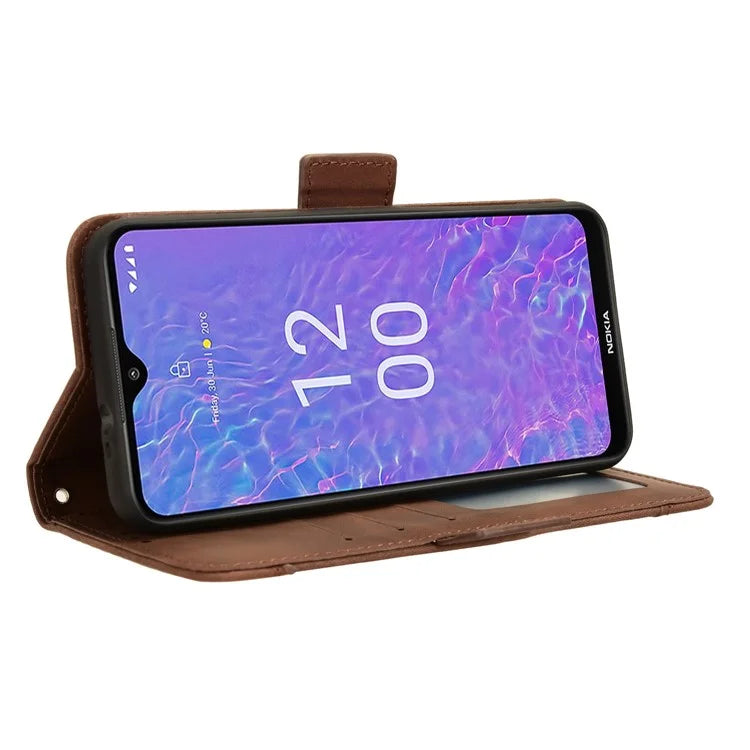 For Nokia C210 Case Multiple Card Slots PU Leather Wallet Phone Cover