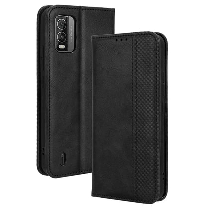 For Nokia C210 Case Wallet Retro PU Leather Protective Phone Cover