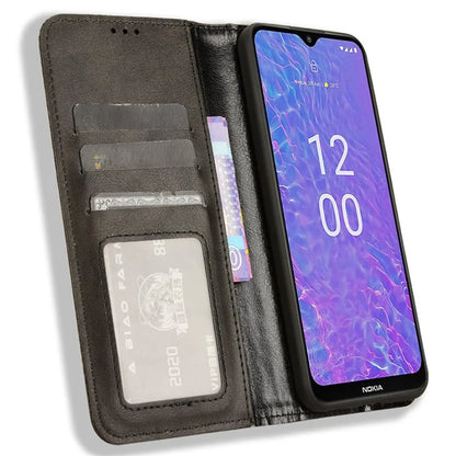 For Nokia C210 Case Wallet Retro PU Leather Protective Phone Cover
