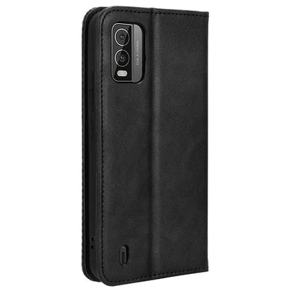 For Nokia C210 Case Wallet Retro PU Leather Protective Phone Cover