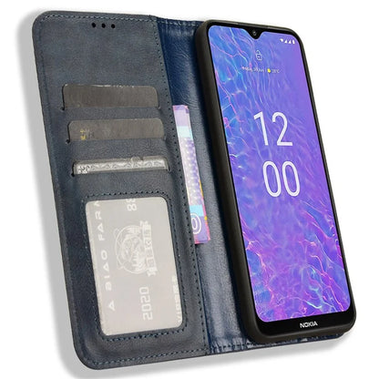 For Nokia C210 Case Wallet Retro PU Leather Protective Phone Cover