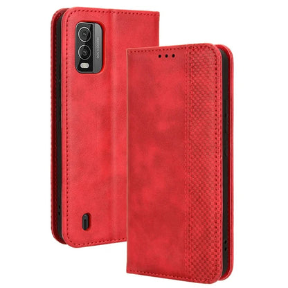 For Nokia C210 Case Wallet Retro PU Leather Protective Phone Cover