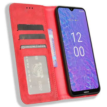 For Nokia C210 Case Wallet Retro PU Leather Protective Phone Cover
