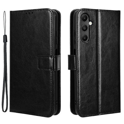 For Samsung Galaxy A05s 4G / M14 4G Case Crazy Horse Texture Stand Wallet Phone Cover