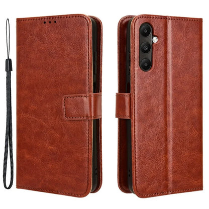 For Samsung Galaxy A05s 4G / M14 4G Case Crazy Horse Texture Stand Wallet Phone Cover