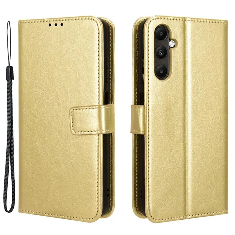 For Samsung Galaxy A05s 4G / M14 4G Case Crazy Horse Texture Stand Wallet Phone Cover