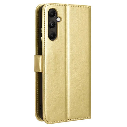 For Samsung Galaxy A05s 4G / M14 4G Case Crazy Horse Texture Stand Wallet Phone Cover