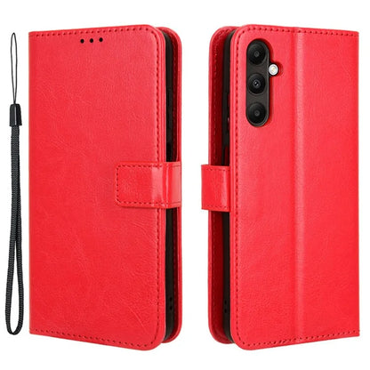 For Samsung Galaxy A05s 4G / M14 4G Case Crazy Horse Texture Stand Wallet Phone Cover