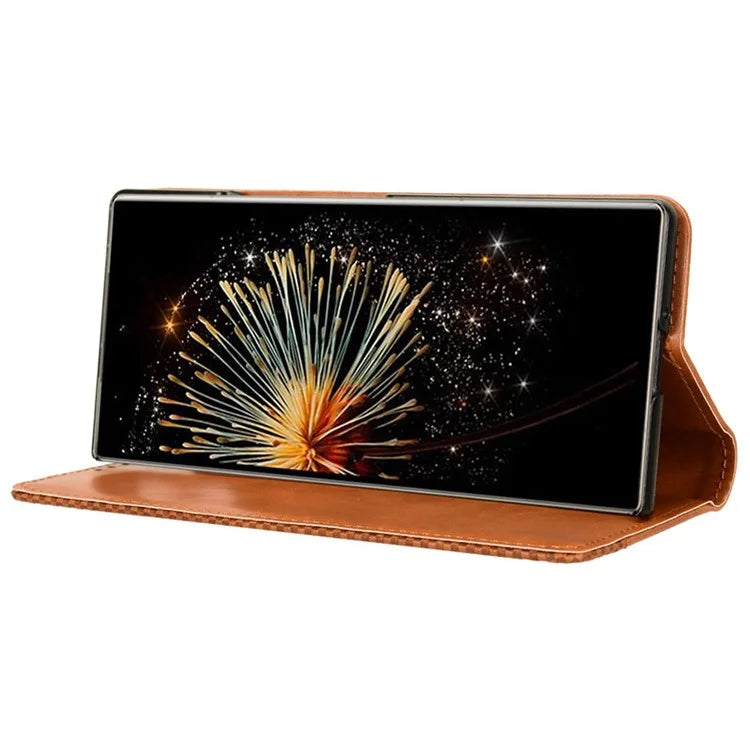 For Xiaomi Mix Fold 3 5G Folding Case Retro PU Leather Stand Phone Cover