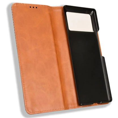 For Xiaomi Mix Fold 3 5G Folding Case Retro PU Leather Stand Phone Cover