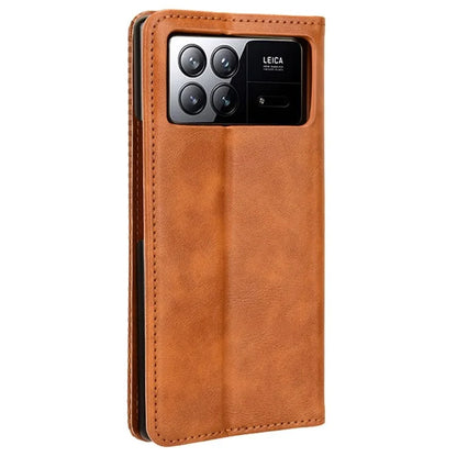 For Xiaomi Mix Fold 3 5G Folding Case Retro PU Leather Stand Phone Cover