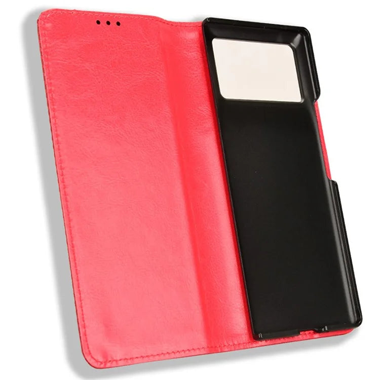 For Xiaomi Mix Fold 3 5G Folding Case Retro PU Leather Stand Phone Cover
