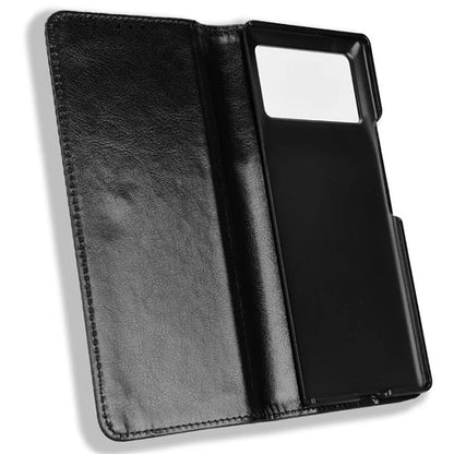 For Xiaomi Mix Fold 3 5G Folding Case Retro PU Leather Stand Phone Cover